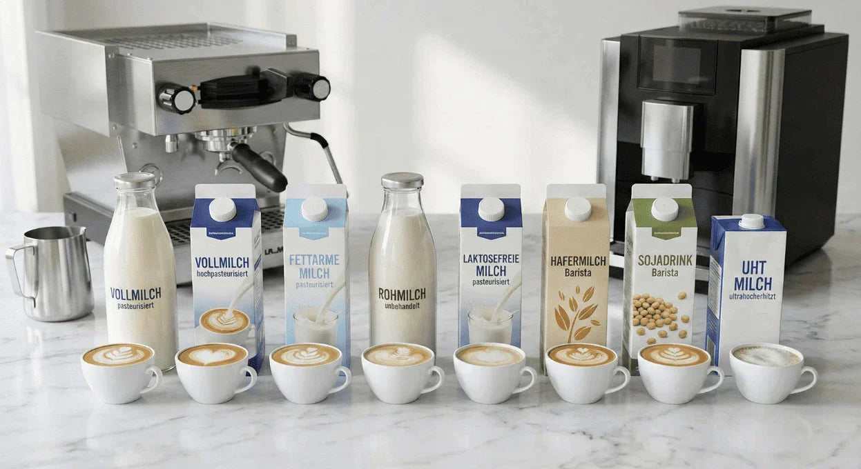 Welche Milch schäumt am besten für Milchschaum und Latte Art