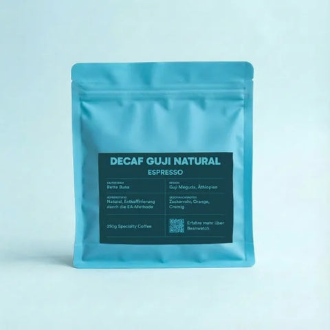 Beanwatch Decaf Espresso Guji Natural Verpackung Front