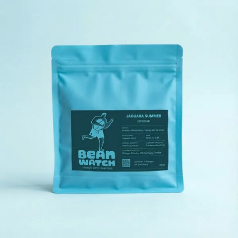 Beanwatch Espresso Jaguara Frontseite der Verpackung